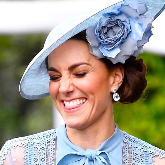 Kentucky Derby Hat Kate Middleton Rose Sinamay Royal Ascot Fascinator Disc Shape